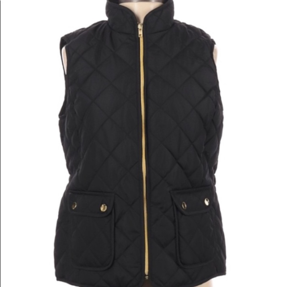 St. John’s Bay Quilted Black vest